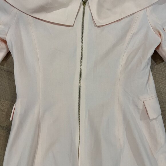 Venus Size 12 Light Pink Dress With Buttons Short Sleeve - Picture 7 of 9